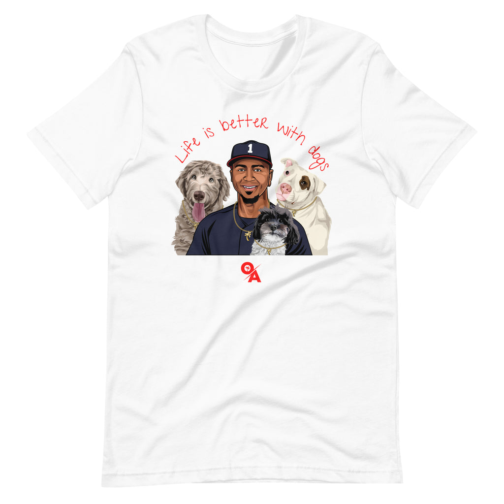 Adult Life is Better with Dogs Ozzie Albies Shirt