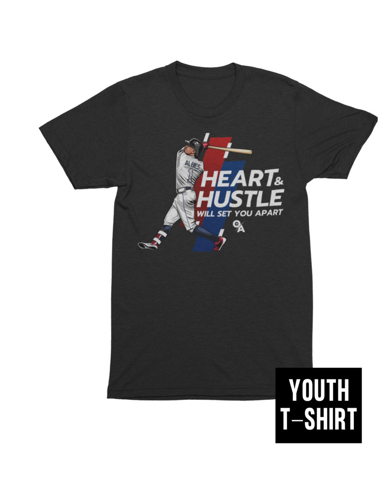 Nike Youth Atlanta Braves Ozzie Albies #1 Red T-Shirt